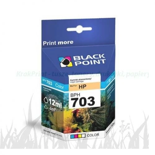 [BPH703C] Tusz/Ink Black Point | HP (CD888AE) color
