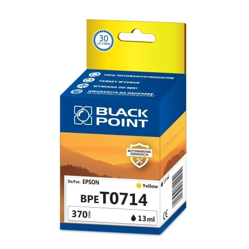 Tusz Blackpoint Zamiennik T0714 (BPT0714) Yellow