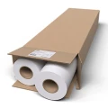 Papier w roli HP Bright White Inkjet 90g - 914mm x 45,7m (2-pak) (A6DE6A)