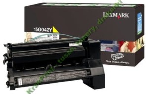 Lexmark Oryginał 0015G042Y - Toner Yellow