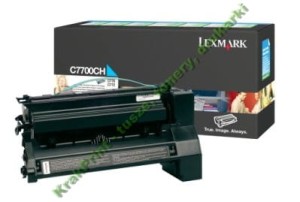 Lexmark Oryginał 0C7700CH - Toner Cyan