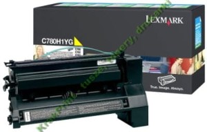 Toner Lexmark Oryginał C780H2YG (C780H1YG) Yellow