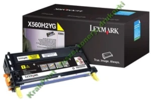 Lexmark Oryginał X560H2YG - Toner Yellow