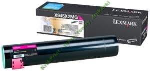 Lexmark Oryginał X945X2MG - Toner Magenta