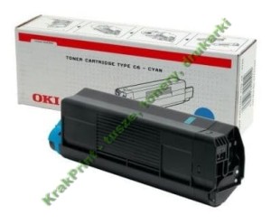 Toner Oki do serii C51/52/53/54 | 5 000 str. Type C6 (42127407) Cyan