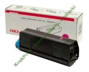 Toner Oki do serii C51/52/53/54 | 5 000 str. Type C6 (42127406) Magenta