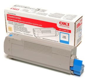 Toner Oki C5600/C5700 | 2 tys. (43381907) Cyan