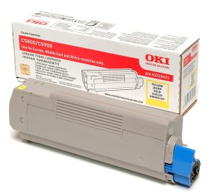 Toner Oki do C-5800/5900/5550MFP | 5 000 str. (43324421) Yellow