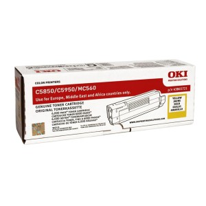 Toner do Oki C5850/C5950/MC560  | 6tys. (43865721) Yellow