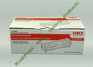Oki Oryginał Bęben Drum black f B410/B430/B440 25k sh (43979002) Black