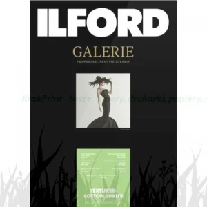Papier fotograficzny Ilford Galerie Textured Cotton Sprite 280g - A4 (25 arkuszy) (2005184)
