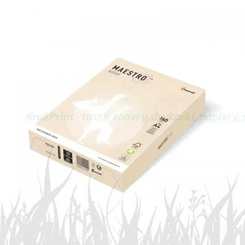 Papier Mondi MAESTRO Color Pastell - CR20 - kremowy (A4/160 g/m2) CR20 - 5 ryz (CR20/A4/160)