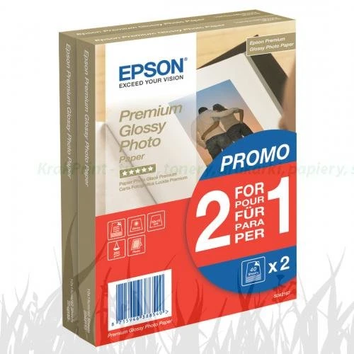 Epson Premium Glossy Paper A6 (2x40 sheets) (C13S042167)
