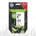 Tusz Hewlett-Packard Oryginał HP 302 BK+CMY Dwupak (X4D37AE)