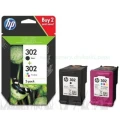 Tusz Hewlett-Packard Oryginał HP 302 BK+CMY Dwupak (X4D37AE)