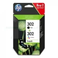 Tusz Hewlett-Packard Oryginał HP 302 BK+CMY Dwupak (X4D37AE)