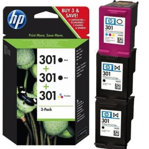 Tusz Hewlett-Packard Oryginał HP Nr.301 3Pack 2xBK+CMY (E5Y87EE)