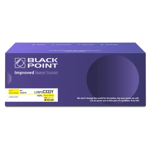 [LCBPOC332Y] Toner Black Point (Oki 46508709) yellow