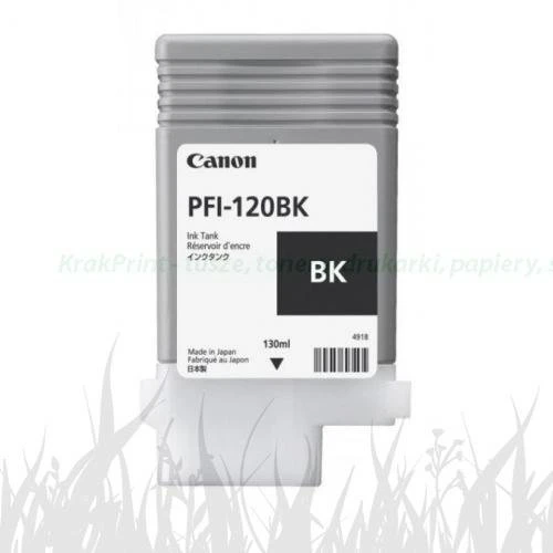 Tusz Canon PFI-120BK do TM-200/TM205 | 130ml (CF2885C001AA) Black