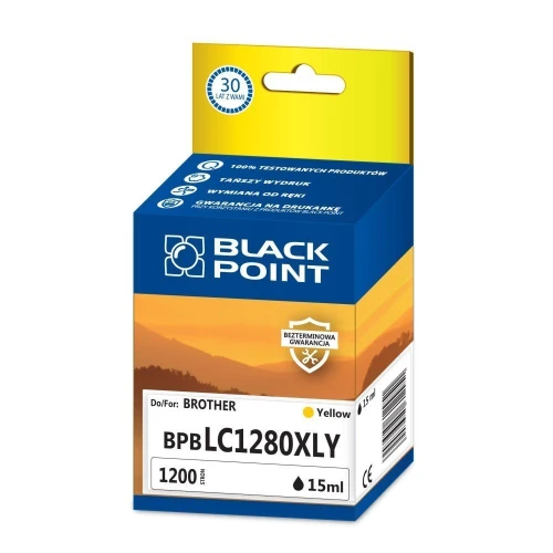 [BPBLC1280XLY Ink/Tusz Black Point (Brother LC1280XLY) yellow