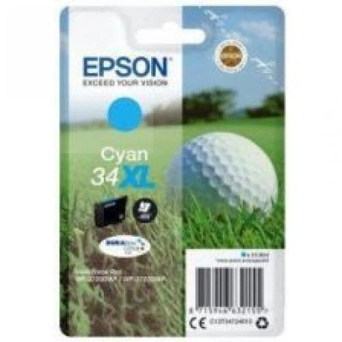 Tusz Epson Oryginał 34xl (C13T34724010) Cyan