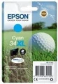 Tusz Epson Oryginał 34xl (C13T34724010) Cyan
