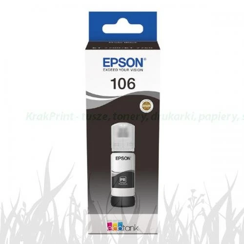 Tusz Epson Nr.106 do L7180 | 70ml. (C13T00R140) PhotoBlack
