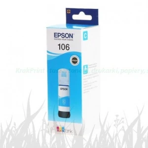 Tusz Epson Nr.106 do L7180 | 70ml. (C13T00R240) Cyan