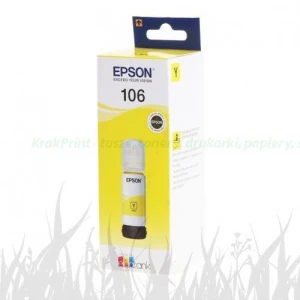Tusz Epson Nr.106 do L7180 | 70ml. (C13T00R440) Yellow