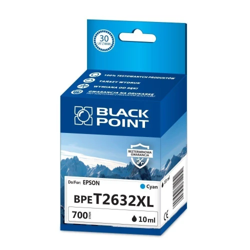 [BPET2632XL] Ink/Tusz Black Point (Epson C13T26324010) cyan