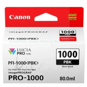 Tusz Canon Oryginał PFI-1000PBK (0546C001) PhotoBlack