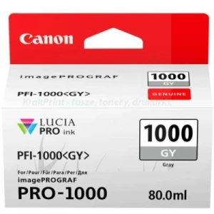 Tusz Canon Oryginał PFI-1000GY (0552C001) Grey
