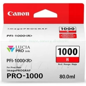 Tusz Canon Oryginał PFI-1000R (0554C001) Red