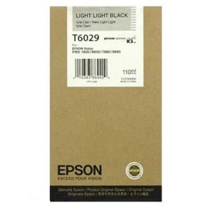Tusz Epson Nr.T6029 do Stylus Pro 7800, 7880 | 110ml (C13T602900) LightLightBlack