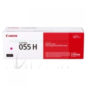 Toner Canon Oryginał CRG-055HM do i-SENSYS MF744Cdw | 5,9tys. (3018C004 / ZCL-055HMNC) Magenta