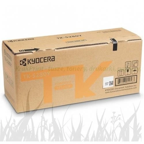 Toner Kyocera Oryginał M6235cidn (TK-5280Y, 1T02TWANL0) Yellow