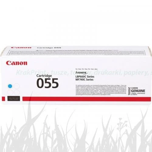 Toner Canon Oryginał i-SENSYS MF744Cdw | CRG-055C | 2,1k (3015C002) Cyan