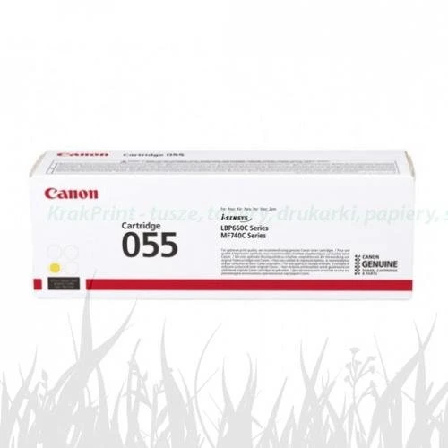 Toner Canon Oryginał i-SENSYS MF744Cdw | CRG-055Y | 2,1k (3013C002 ) Yellow