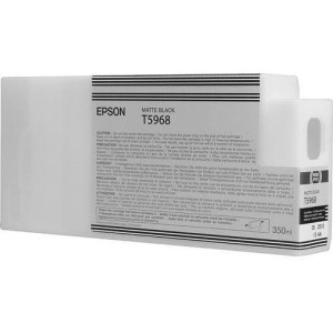 Tusz Epson Nr.T5968 do Stylus Pro 7900, 9900 | 350ml (C13T596800 / C13T59680N) MatteBlack (PO TERMINIE - PEŁNA GWARANCJA)