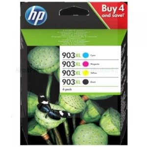 Tusz Hewlett-Packard Oryginał Zestaw tuszy 903XL (3HZ51AE) CMYK (cyan, magenta, yellow, black)