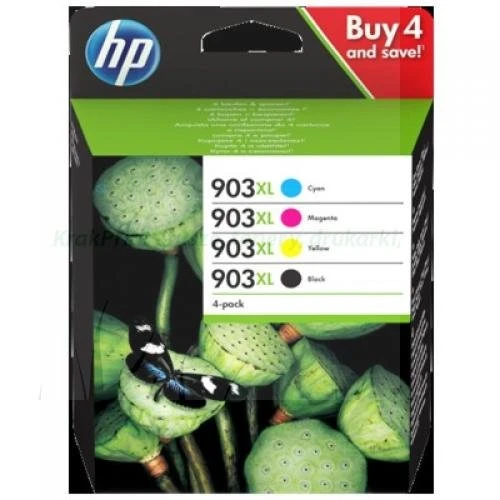 Tusz Hewlett-Packard Oryginał Zestaw tuszy 903XL (3HZ51AE) CMYK (cyan, magenta, yellow, black)
