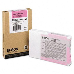 Tusz Epson Nr.T605C do Stylus Pro 4800 | 110ml (C13T605C00) LightMagenta