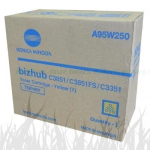 Toner Konica-Minolta do Bizhub C3351/C3851... | TNP49Y | 13tys. (A95W250) Yellow
