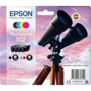 Tusz Epson do Expression Home XP-5100 | 502 | 550str. (C13T02V64010) CMYK (, , , ) Black