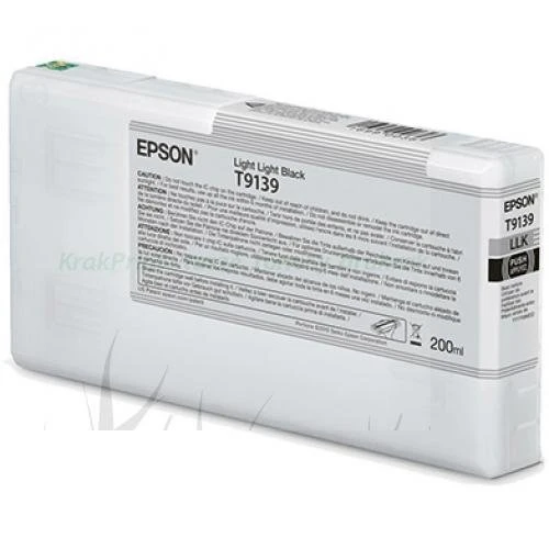 Tusz Epson Nr.T9139 do SureColor SC-P5000SE | 200ml (C13T913900) LightLightBlack