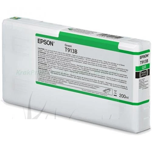 Tusz Epson Nr.T913B do SureColor SC-P5000SE | 200ml (C13T913B00) Green (Zielony)