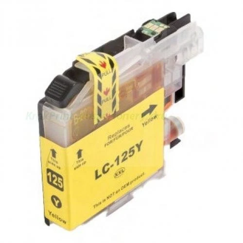 Tusz Brother Zamiennik | LC-125XLY|  1200 stron Yellow
