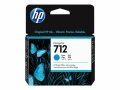 Tusz Nr.712 Hewlett-Packard do T230/T630 | 29ml (3ED67A) Cyan