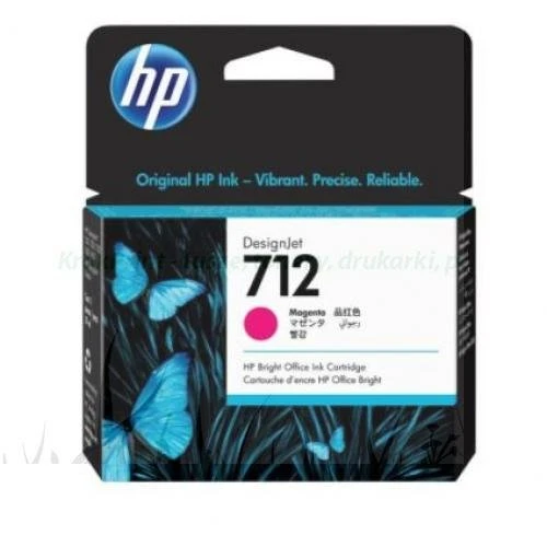 Tusz Nr.712 Hewlett-Packard do T230/T630 | 29ml (3ED68A) Magenta