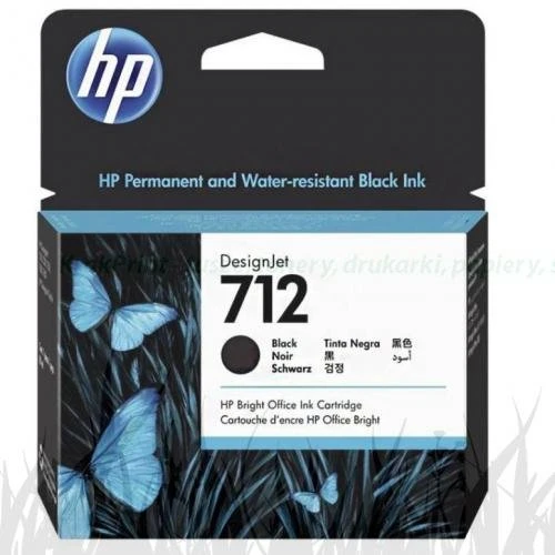 Tusz Nr.712 Hewlett-Packard do T230/T630 | 80ml (3ED71A) Black